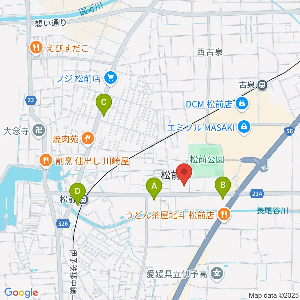松前総合文化センター周辺のコンビニエンスストア一覧地図