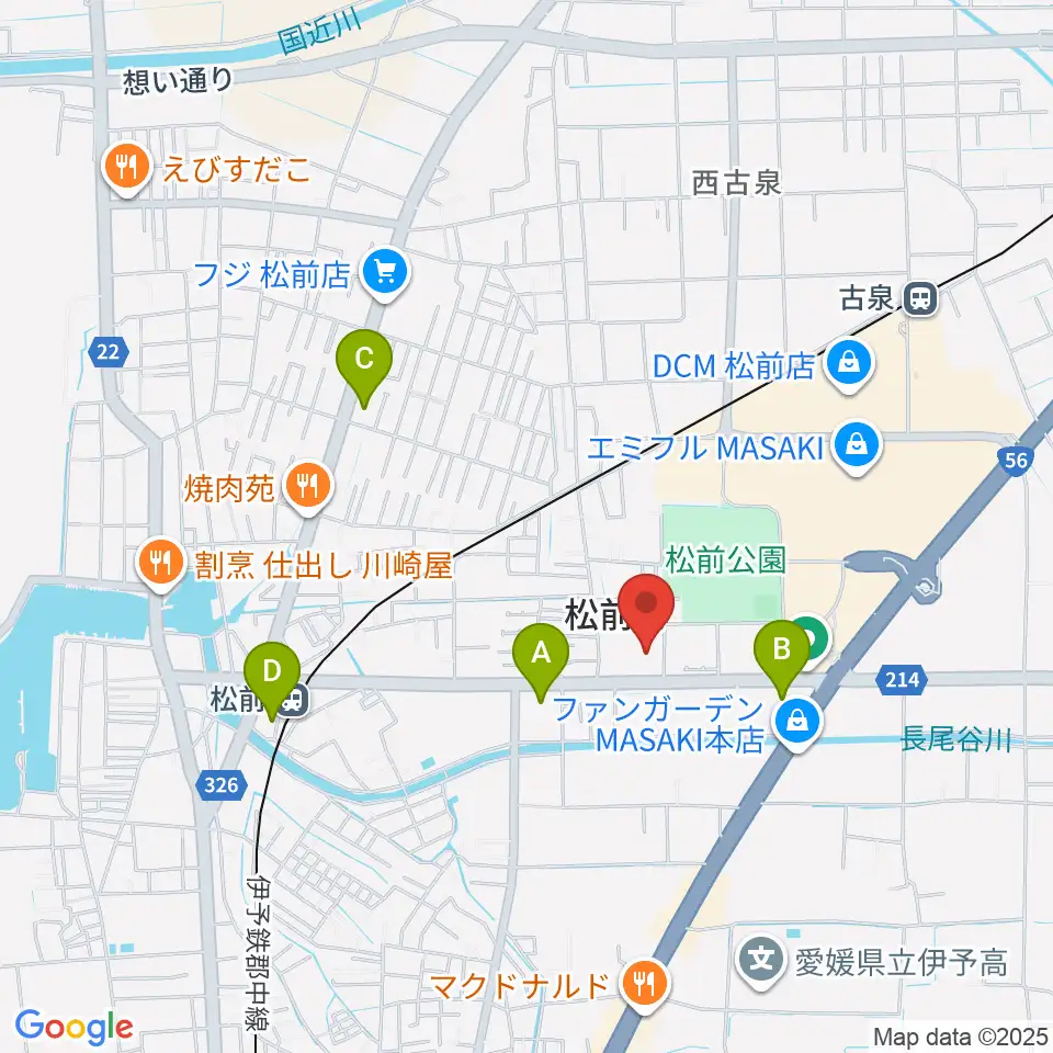 松前総合文化センター周辺のコンビニエンスストア一覧地図