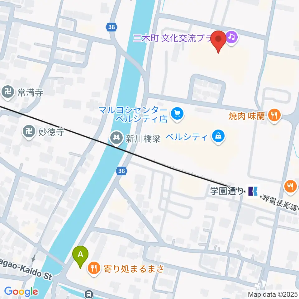 三木町文化交流プラザ周辺のコンビニエンスストア一覧地図