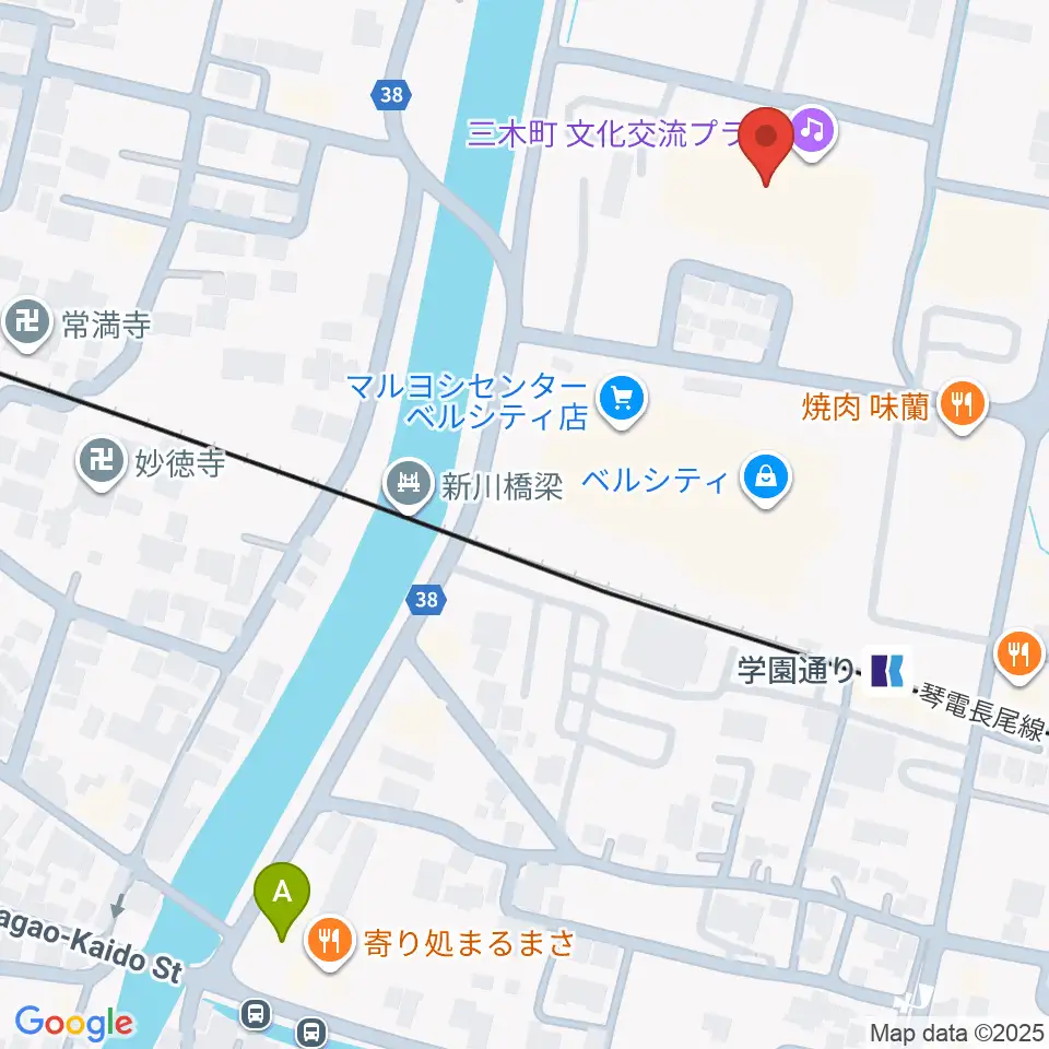 三木町文化交流プラザ周辺のコンビニエンスストア一覧地図