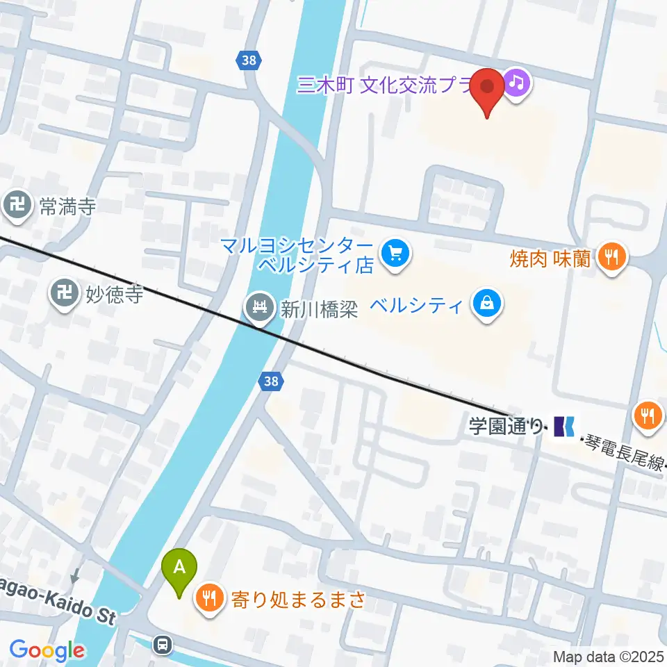 三木町文化交流プラザ周辺のコンビニエンスストア一覧地図