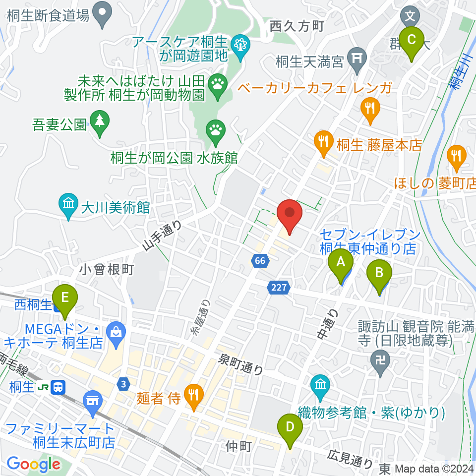 有鄰館周辺のコンビニエンスストア一覧地図