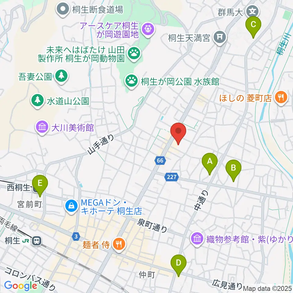 有鄰館周辺のコンビニエンスストア一覧地図