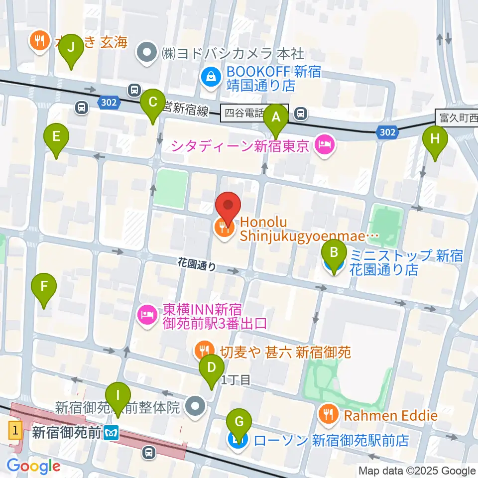MERRY-GO-ROUND周辺のコンビニエンスストア一覧地図