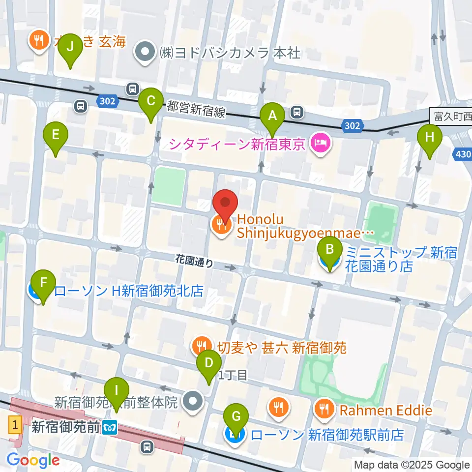 MERRY-GO-ROUND周辺のコンビニエンスストア一覧地図