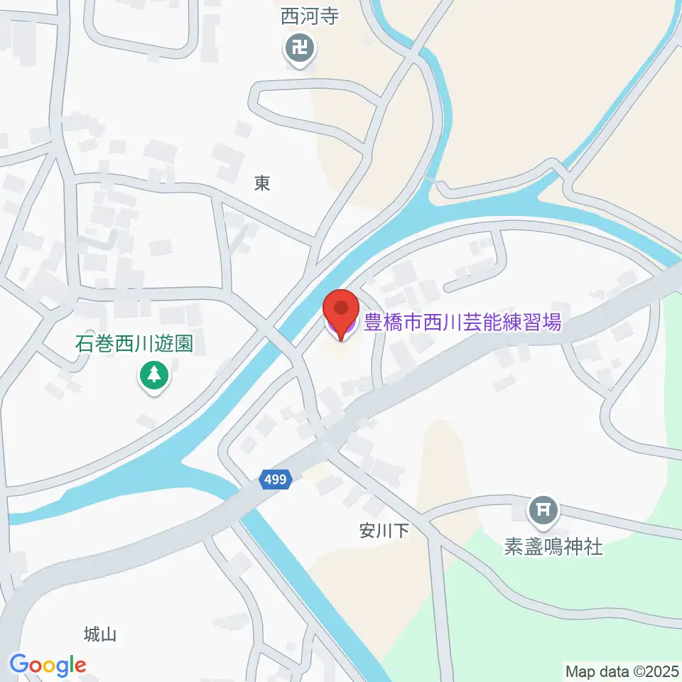 西川芸能練習場周辺のコンビニエンスストア一覧地図
