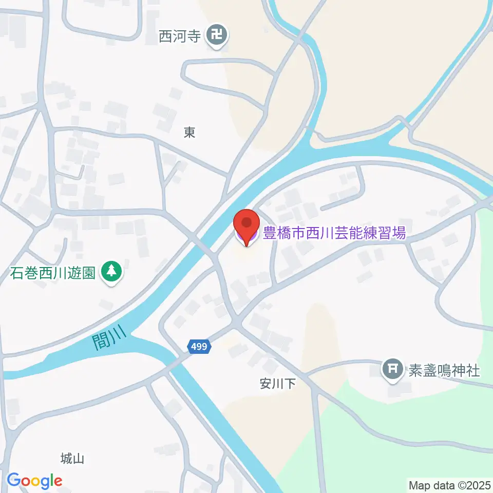 西川芸能練習場周辺のコンビニエンスストア一覧地図