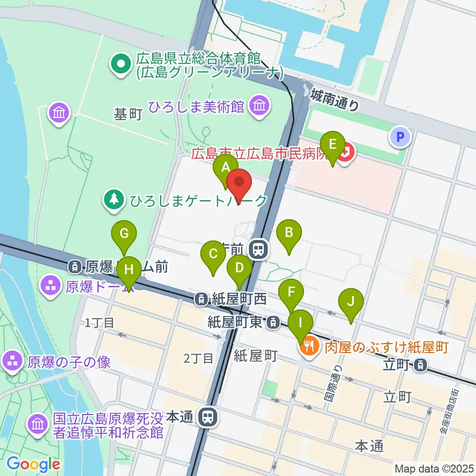NTTクレドホール周辺のコンビニエンスストア一覧地図