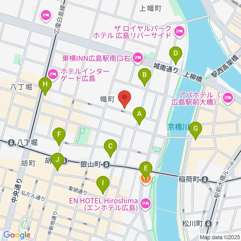 エリザベト音楽大学セシリアホール周辺のコンビニエンスストア一覧地図