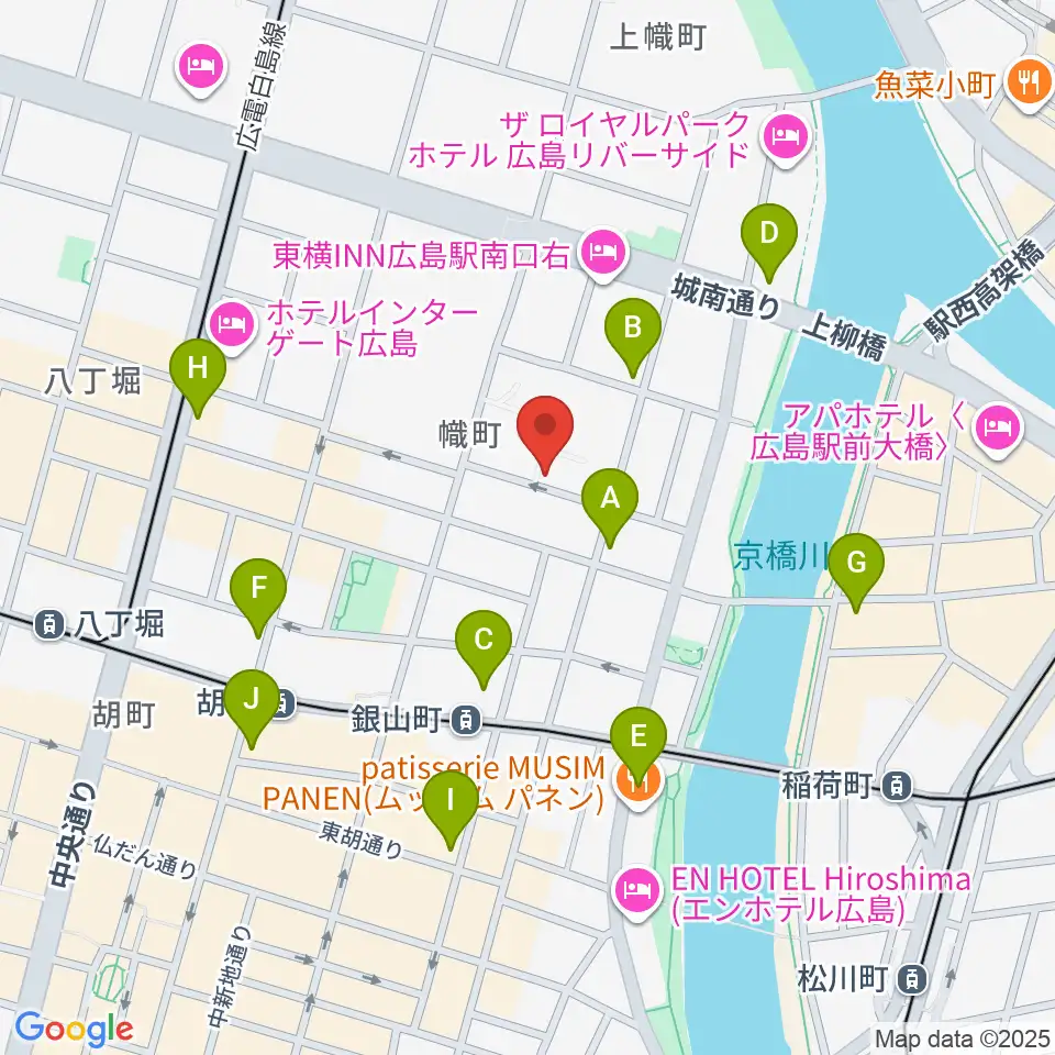 エリザベト音楽大学セシリアホール周辺のコンビニエンスストア一覧地図