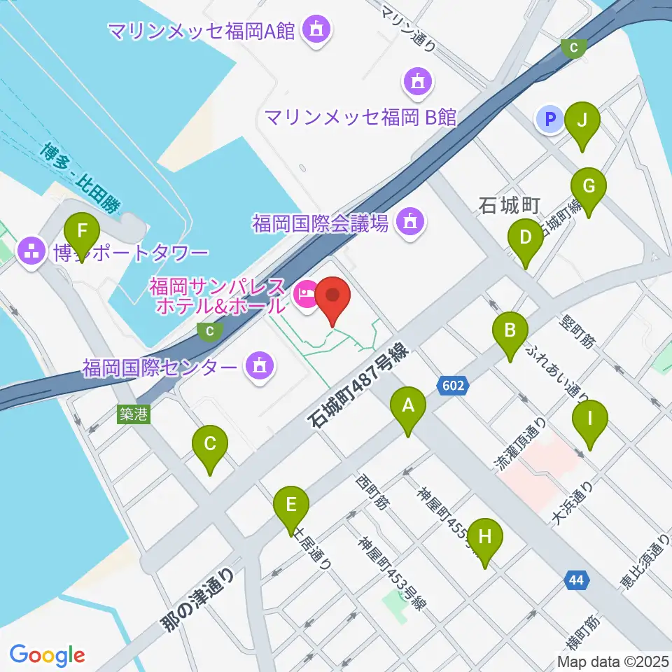 湾岸劇場 博多扇貝周辺のコンビニエンスストア一覧地図