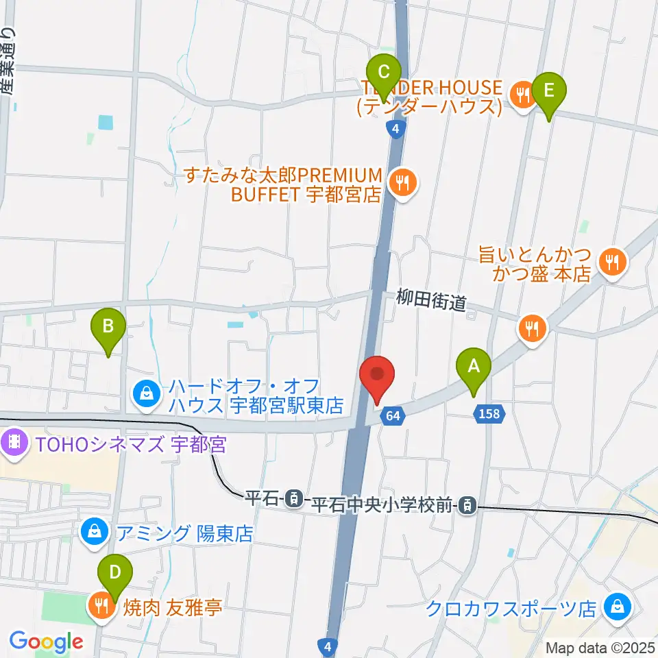 ハードロックハウス・LIP'S SOUND周辺のコンビニエンスストア一覧地図