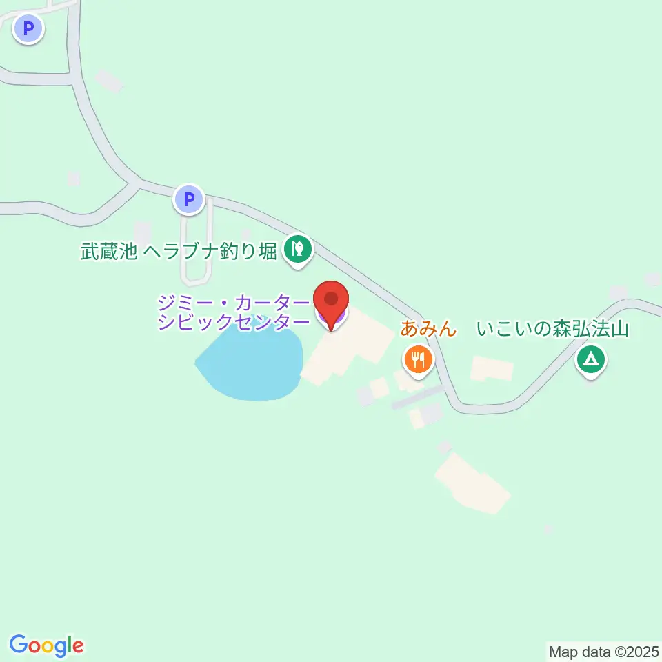 ジミー・カーターシビックセンター周辺のコンビニエンスストア一覧地図