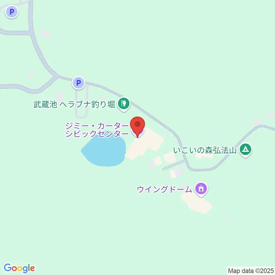 ジミー・カーターシビックセンター周辺のコンビニエンスストア一覧地図
