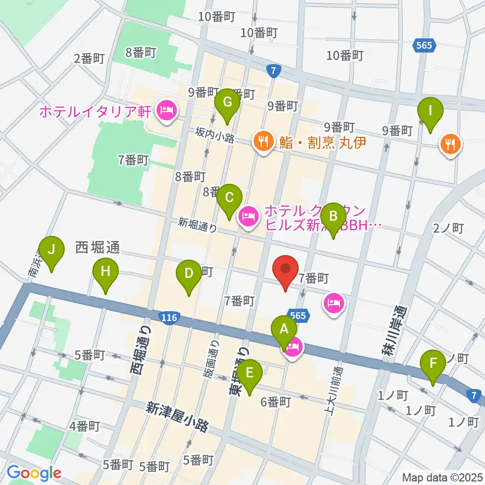 だいしほくえつホール周辺のコンビニエンスストア一覧地図
