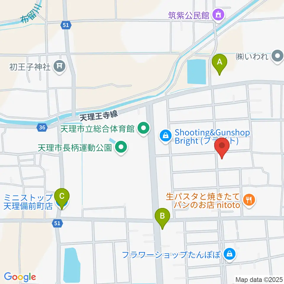 琴・三絃やまもと周辺のコンビニエンスストア一覧地図
