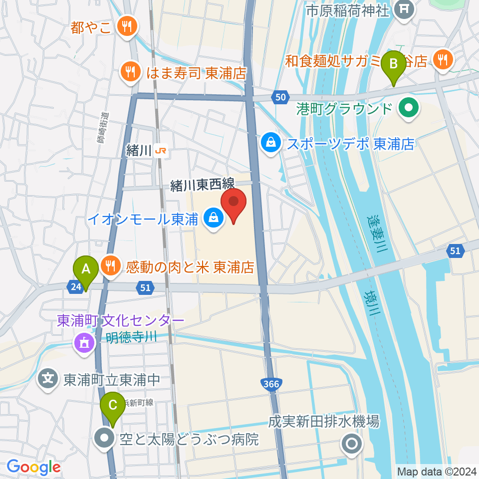 タワーレコード東浦店周辺のコンビニエンスストア一覧地図