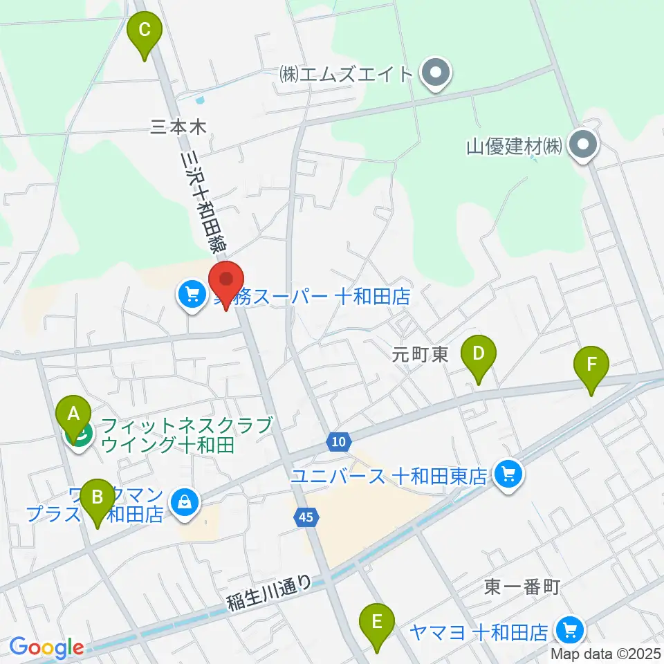 ゲオ十和田千歳森店周辺のコンビニエンスストア一覧地図