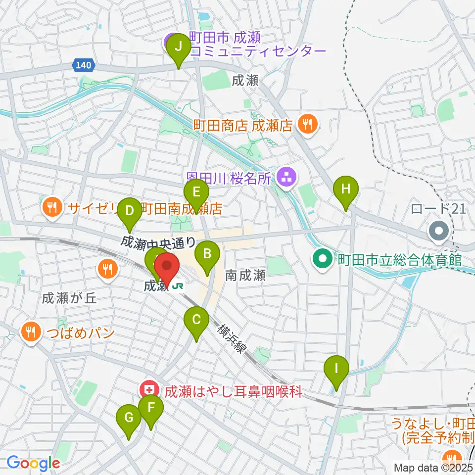マ・シャンブル周辺のコンビニエンスストア一覧地図