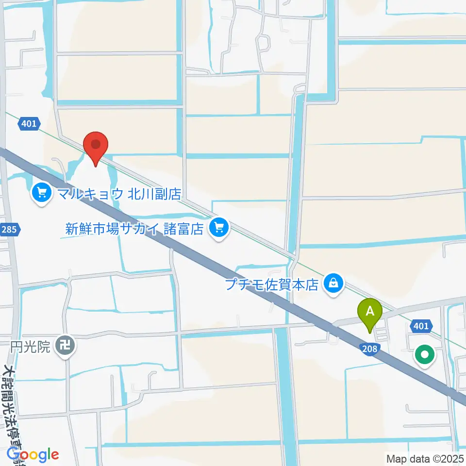 ゲオ佐賀北川副店周辺のコンビニエンスストア一覧地図