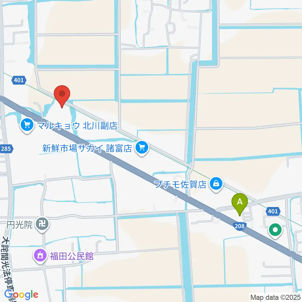ゲオ佐賀北川副店周辺のコンビニエンスストア一覧地図