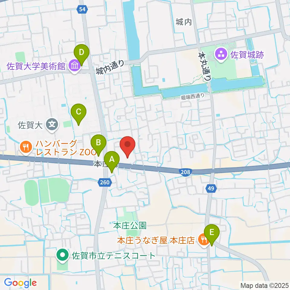 ゲオ佐賀南部バイパス店周辺のコンビニエンスストア一覧地図