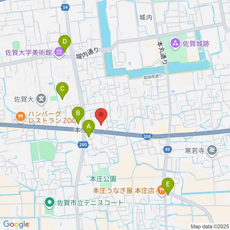 ゲオ佐賀南部バイパス店周辺のコンビニエンスストア一覧地図
