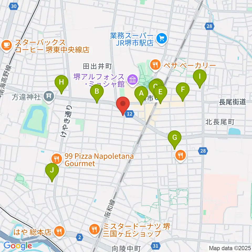 サムズ・レコード・ショップ周辺のコンビニエンスストア一覧地図