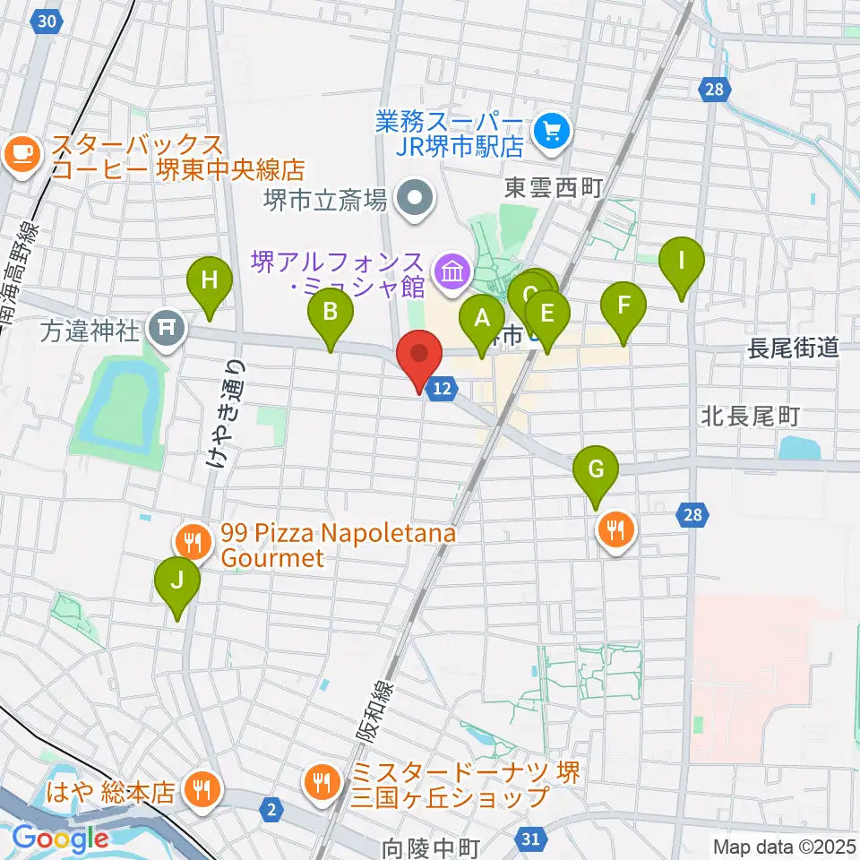 サムズ・レコード・ショップ周辺のコンビニエンスストア一覧地図