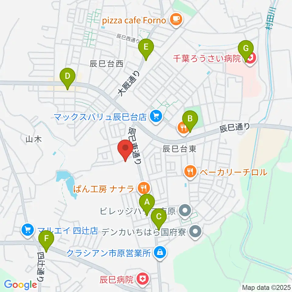 ブリージン・ミュージック周辺のコンビニエンスストア一覧地図