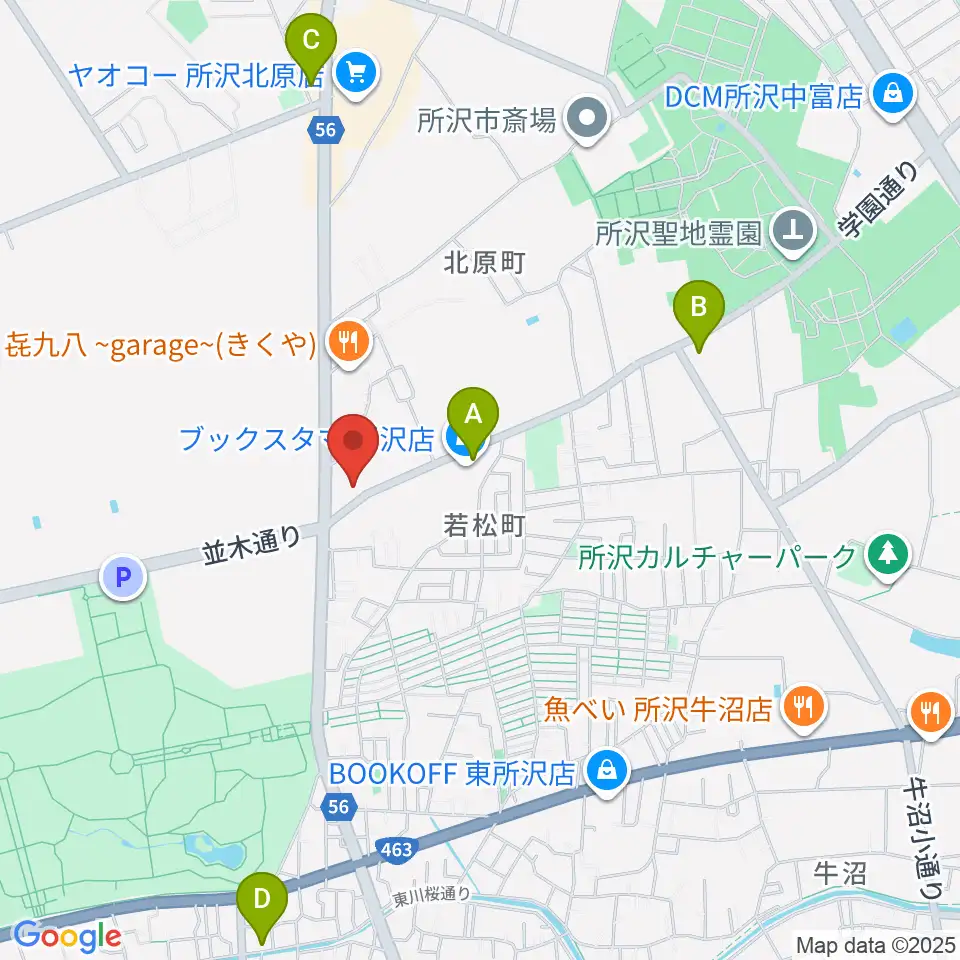 ピアノ教室Carol周辺のコンビニエンスストア一覧地図