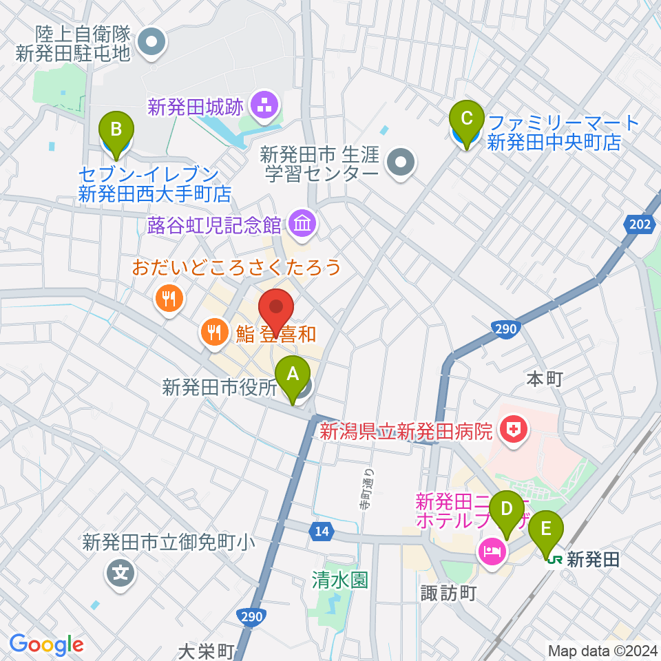 SHOWBEN小僧周辺のコンビニエンスストア一覧地図