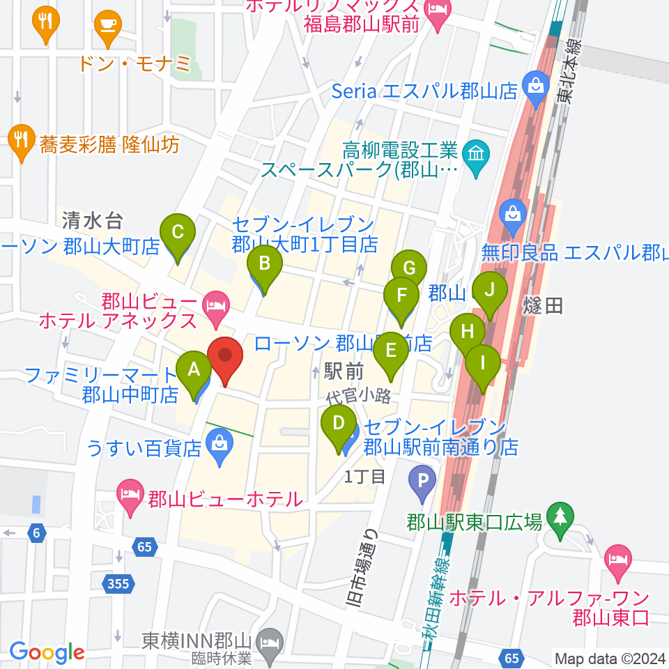 studio tissue★box周辺のコンビニエンスストア一覧地図