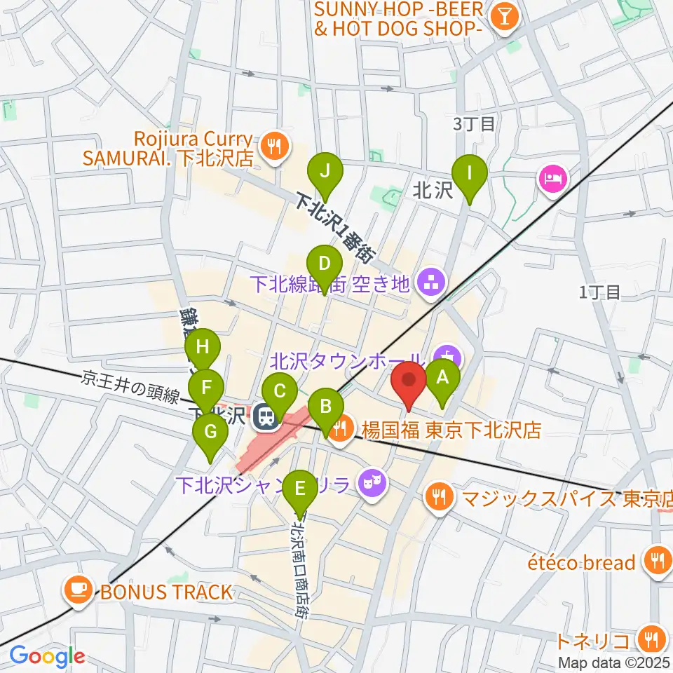 劇・小劇場周辺のコンビニエンスストア一覧地図