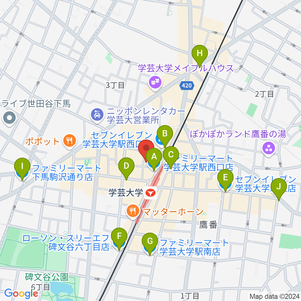 千本桜ホール周辺のコンビニエンスストア一覧地図