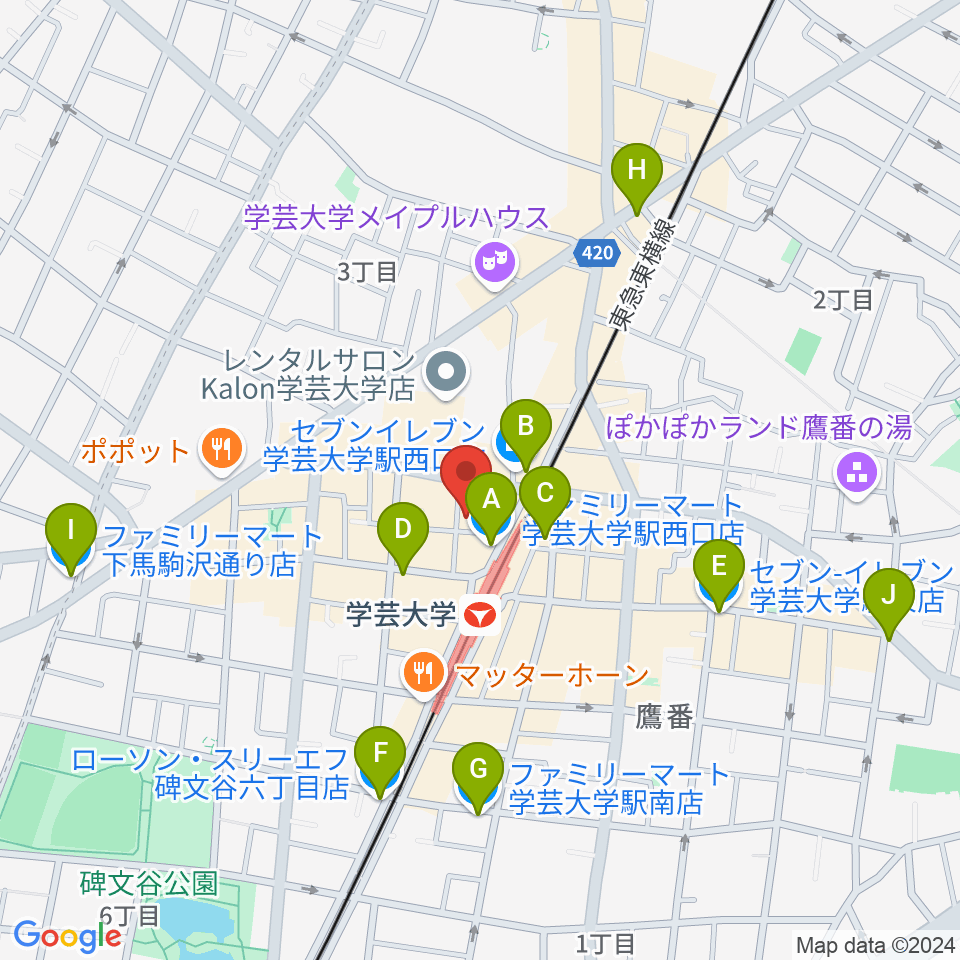 千本桜ホール周辺のコンビニエンスストア一覧地図