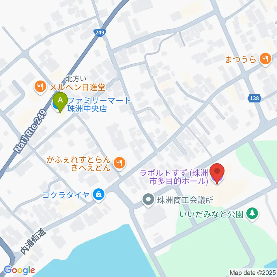 ラポルトすず周辺のコンビニエンスストア一覧地図