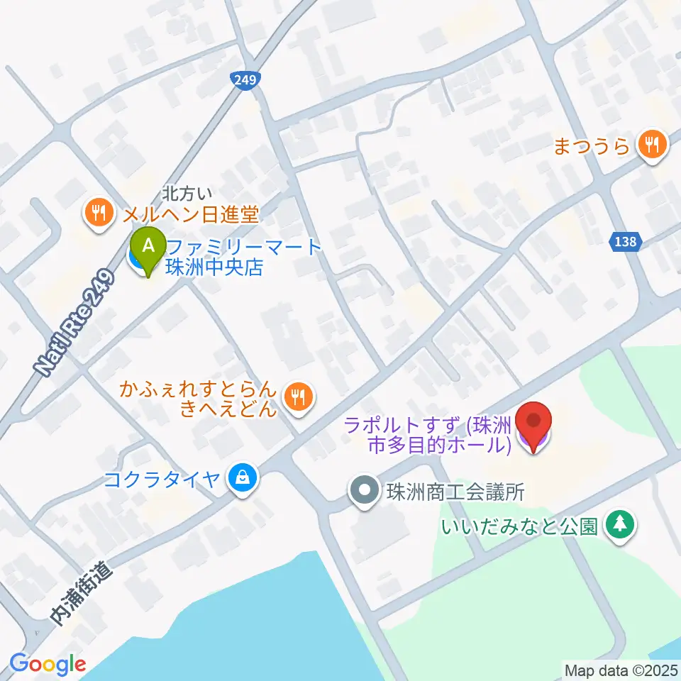 ラポルトすず周辺のコンビニエンスストア一覧地図