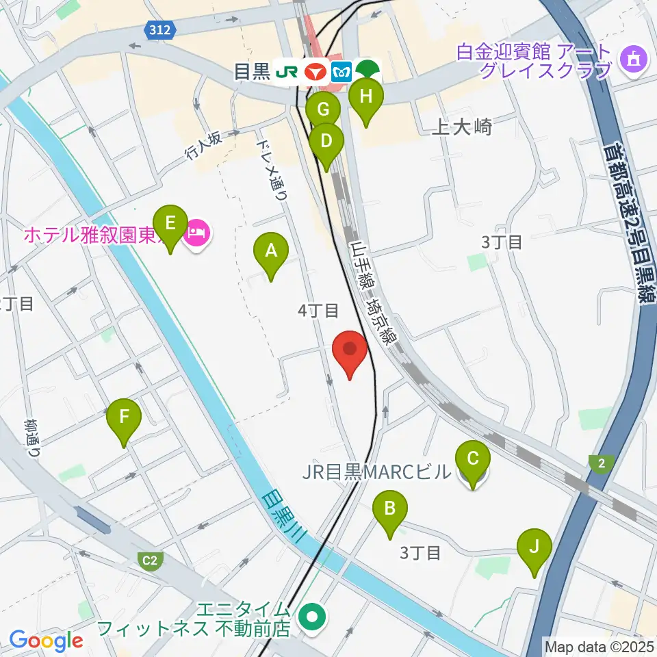 喜多能楽堂周辺のコンビニエンスストア一覧地図