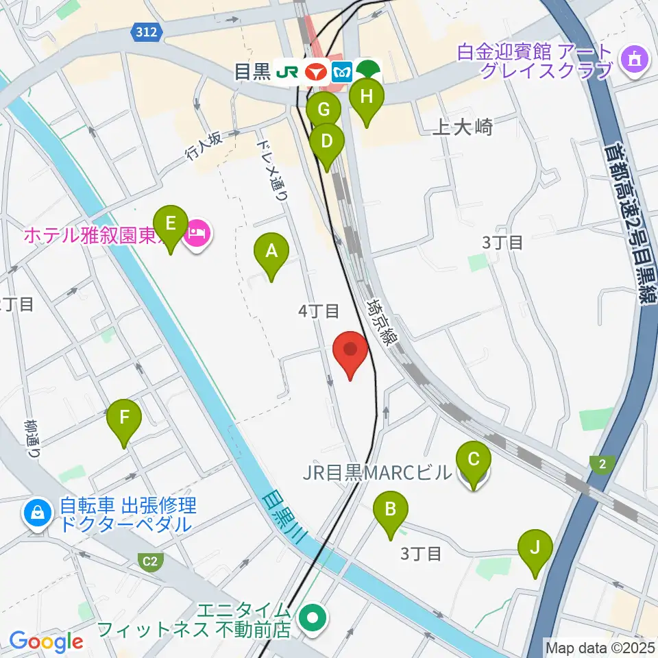 喜多能楽堂周辺のコンビニエンスストア一覧地図