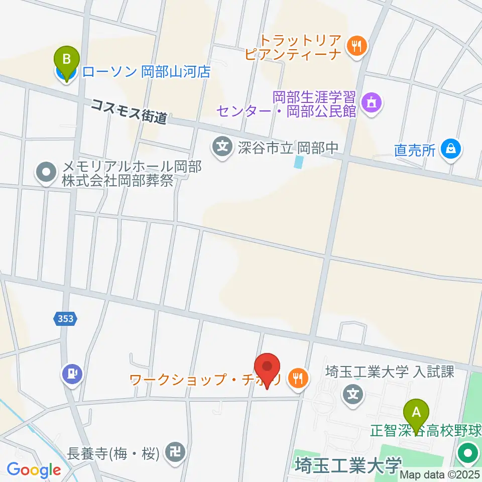 久保田ピアノ教室周辺のコンビニエンスストア一覧地図