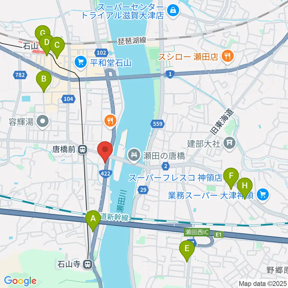 大石ピアノ調律サービス周辺のコンビニエンスストア一覧地図