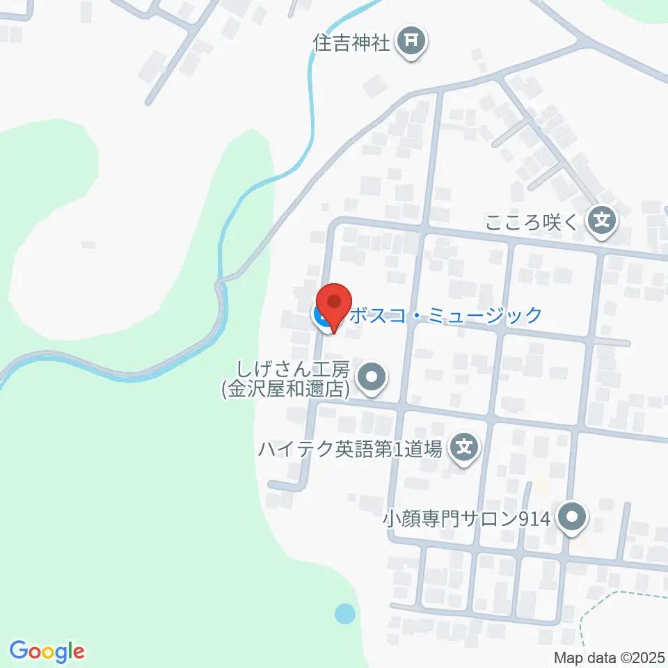 BOSCO MUSIC周辺のコンビニエンスストア一覧地図