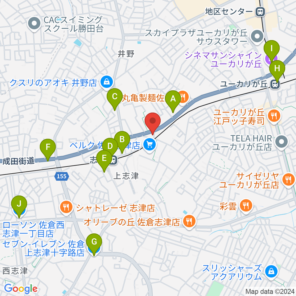 Sound Stream sakura周辺のコンビニエンスストア一覧地図