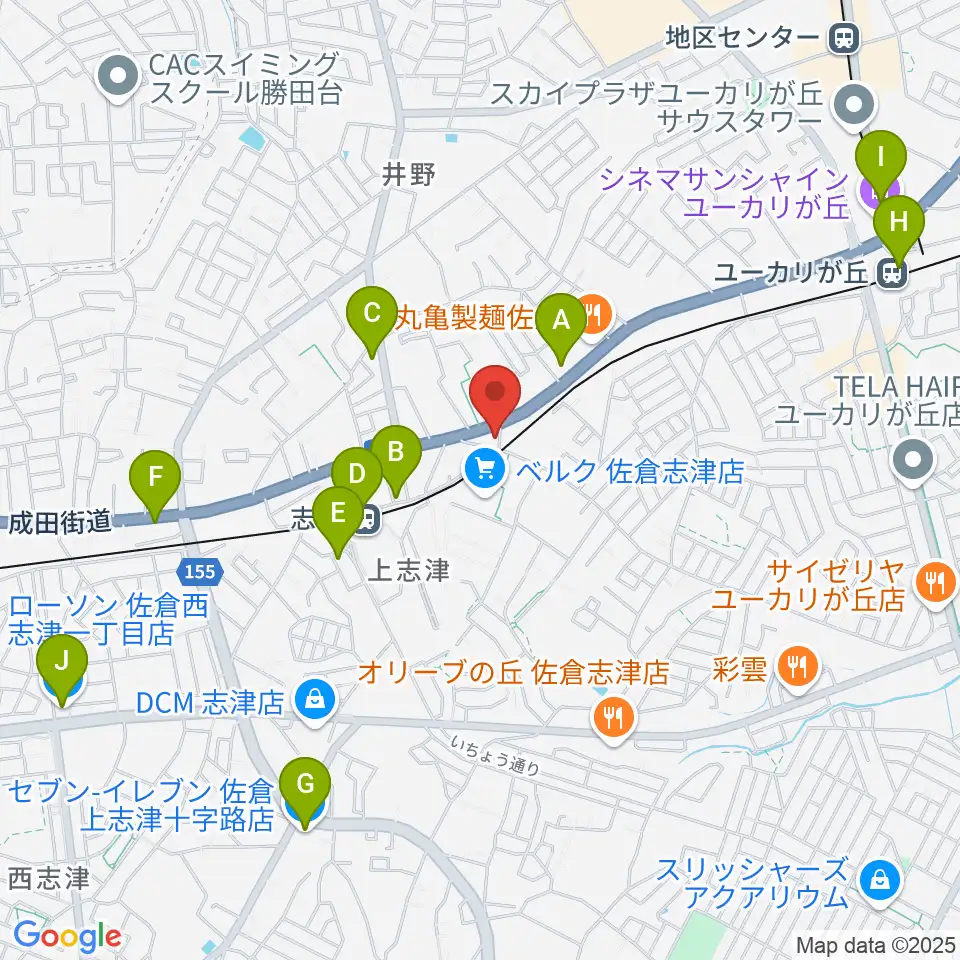 Sound Stream sakura周辺のコンビニエンスストア一覧地図