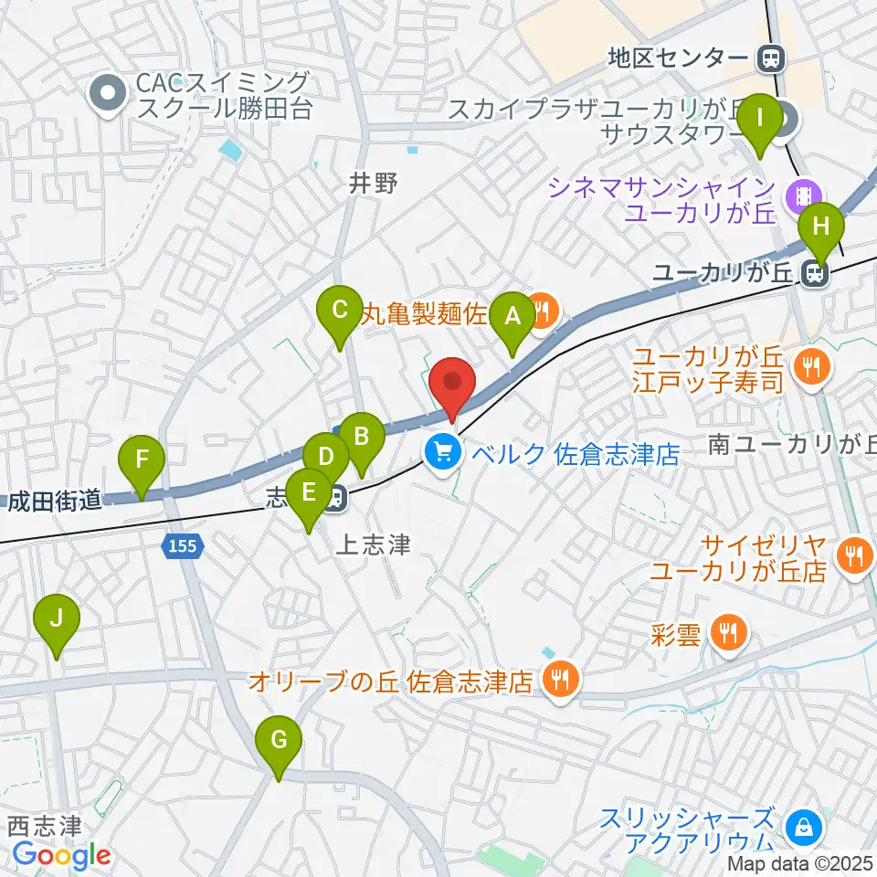 Sound Stream sakura周辺のコンビニエンスストア一覧地図