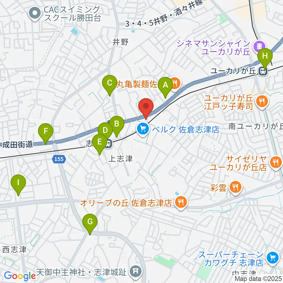 Sound Stream sakura周辺のコンビニエンスストア一覧地図