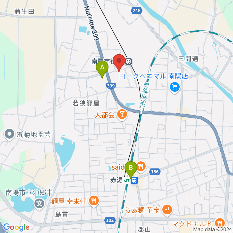 シェルターなんようホール周辺のコンビニエンスストア一覧地図