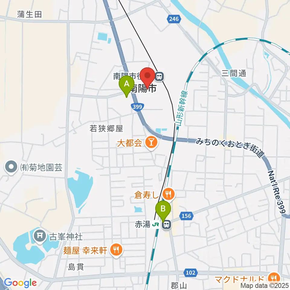 シェルターなんようホール周辺のコンビニエンスストア一覧地図