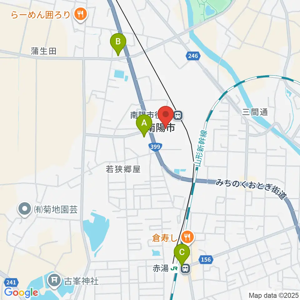 シェルターなんようホール周辺のコンビニエンスストア一覧地図